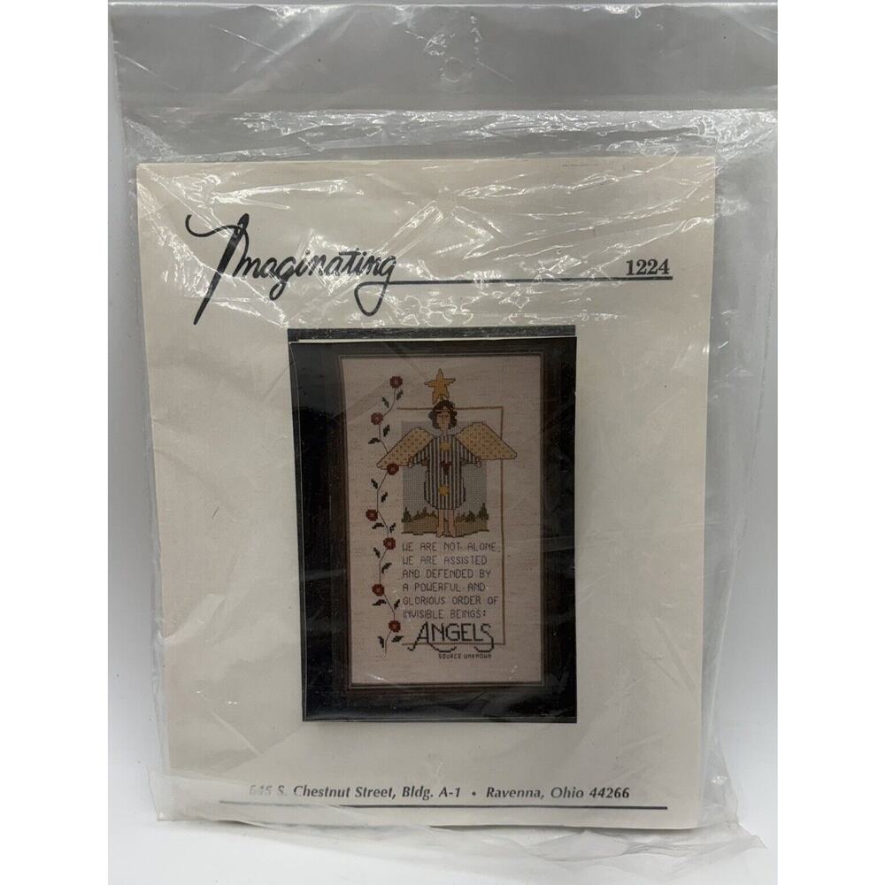 Imaginating INVISIBLE BEINGS ANGEL Counted‎ Cross Stitch Kit Brand New @ #42